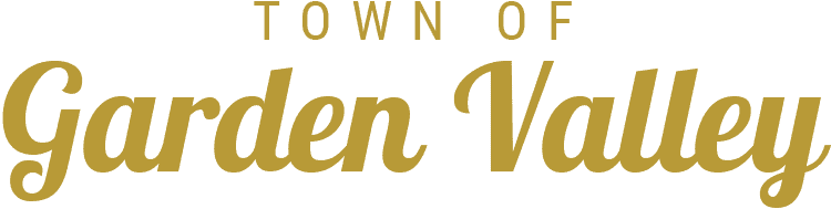The Town Of Garden Valley Logo / Text